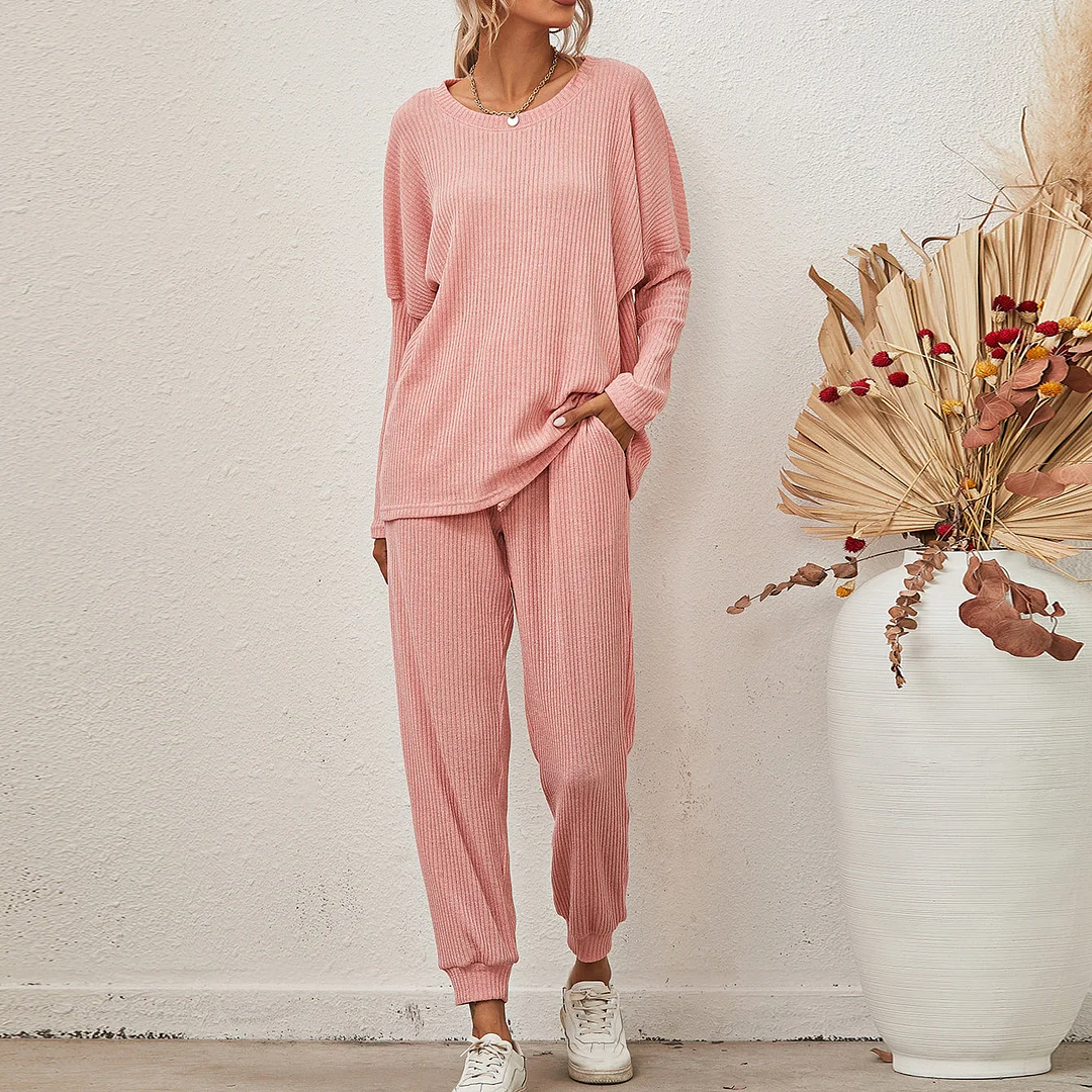 Women's Autumn Long Sleeve Pants Sports Two Piece Set