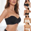 Soutien-gorge bandeau convertible antidérapant à maintien complet de grande taille