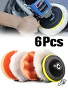 3/4/5 Inch Buffing Waxing Clean Polish Wool Buffer Drill Wheel Polisher Reusable