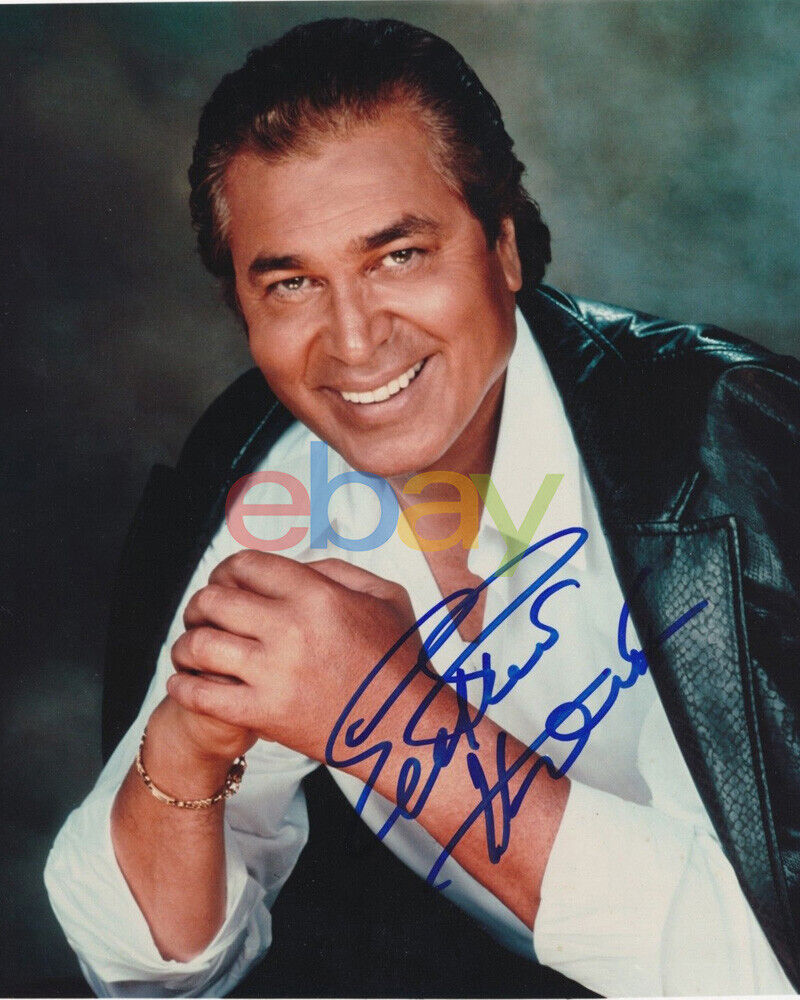 Engelbert Humperdinck signed 8x10 color Photo Poster painting reprint