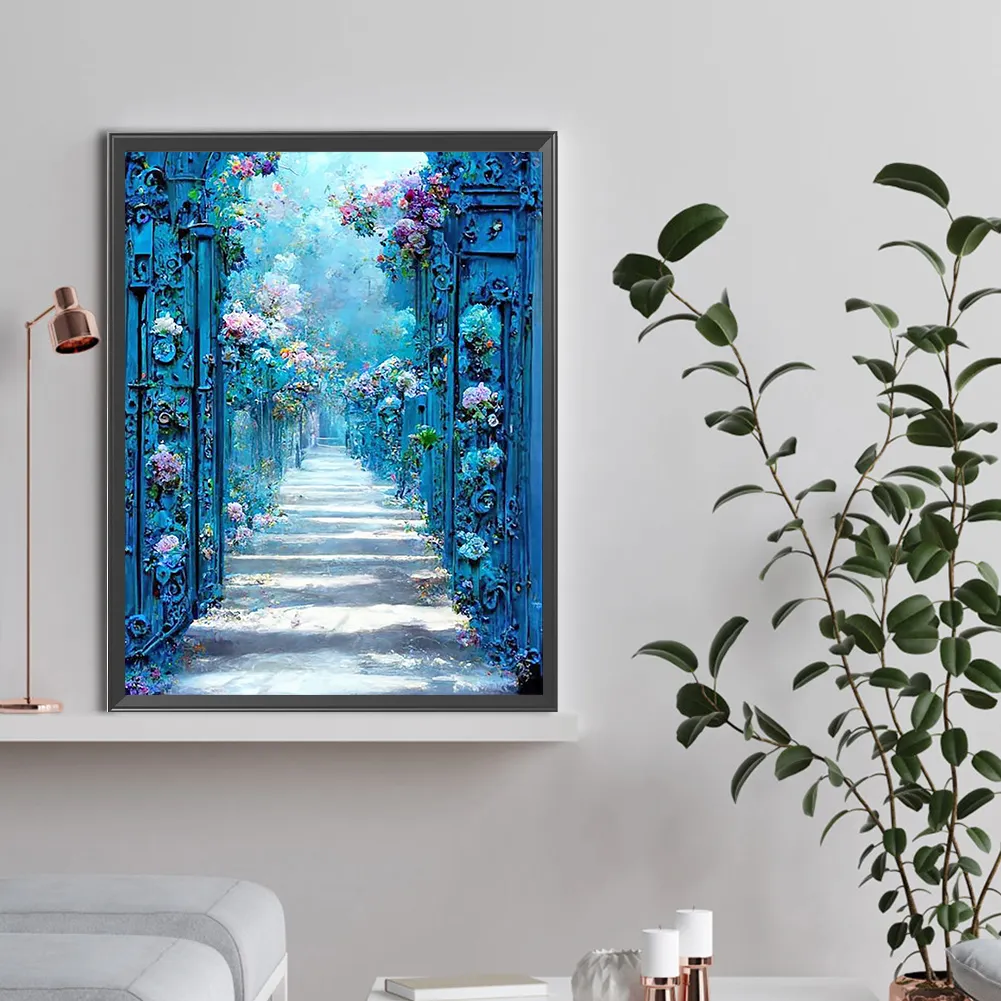 Full Round Diamond Painting 30*40cm - Flower Path