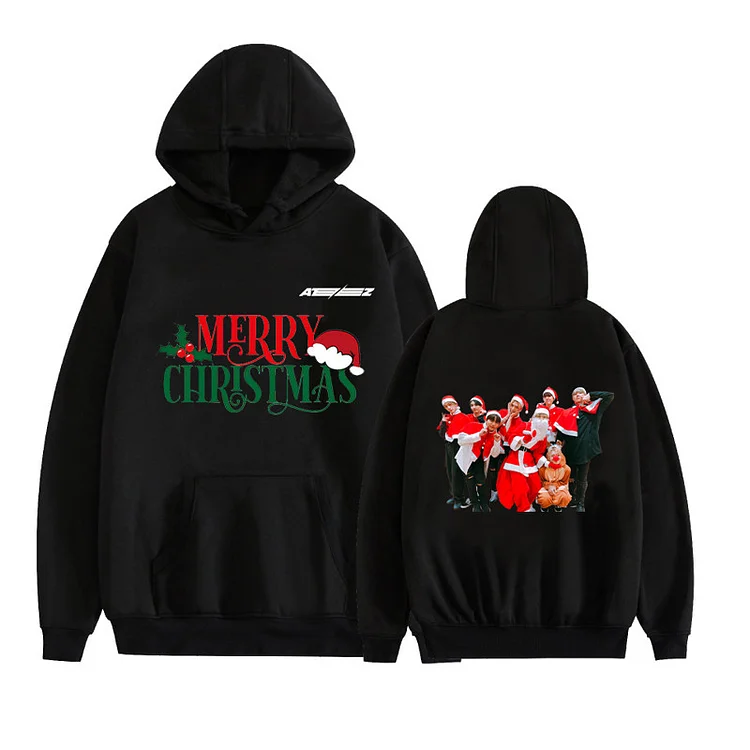 ATEEZ Merry Christmas Hoodie officialateezshop