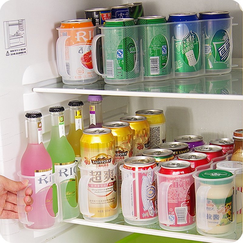 Juice drink storage rack