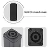 Professional Audio Connector 3PIN XLR Male To 3PIN XLR Speaker Coupler Connector Compatible for Neutrik NL4MP NL4MPR NL4FC NL4FX