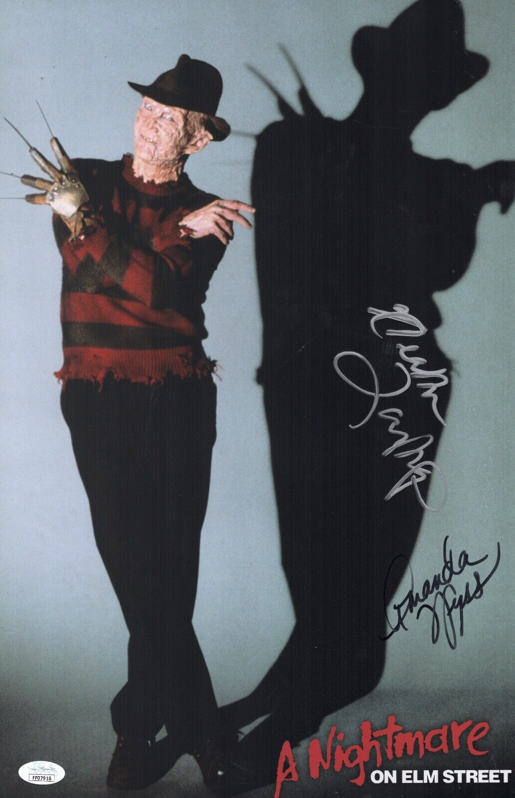 HEATHER LANGENKAMP Signed CAST X2 11x17 Photo Poster painting NIGHTMARE ON ELM STREET JSA COA