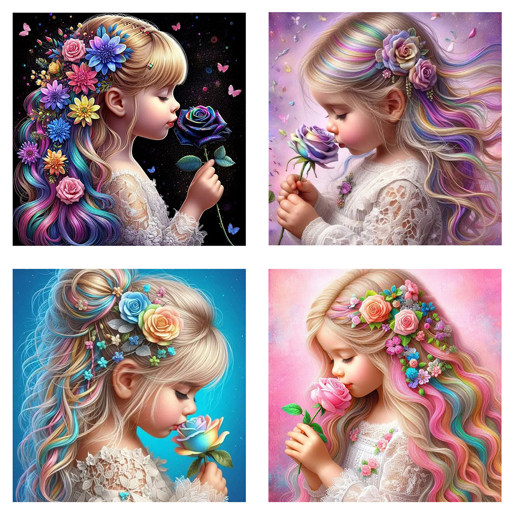 5D Diamond Painting Campanelli Eolici Per Bambini - Set Cattura Sole Con Albero, Cuore, Luna, Farfalla, Colibrì - Decorazione Finestra E Giardino Fai Da Te