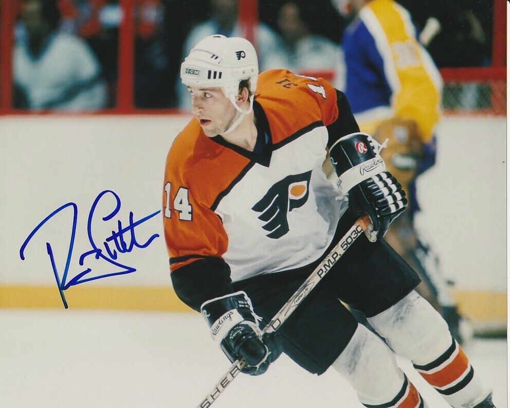 RON SUTTER SIGNED PHILADELPHIA FLYERS 8x10 Photo Poster painting! Autograph