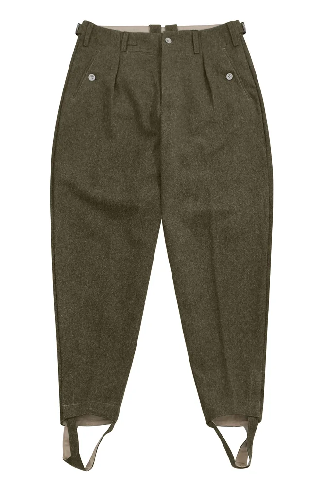   Elite German M1942 Brown Wool Trousers German-Uniform