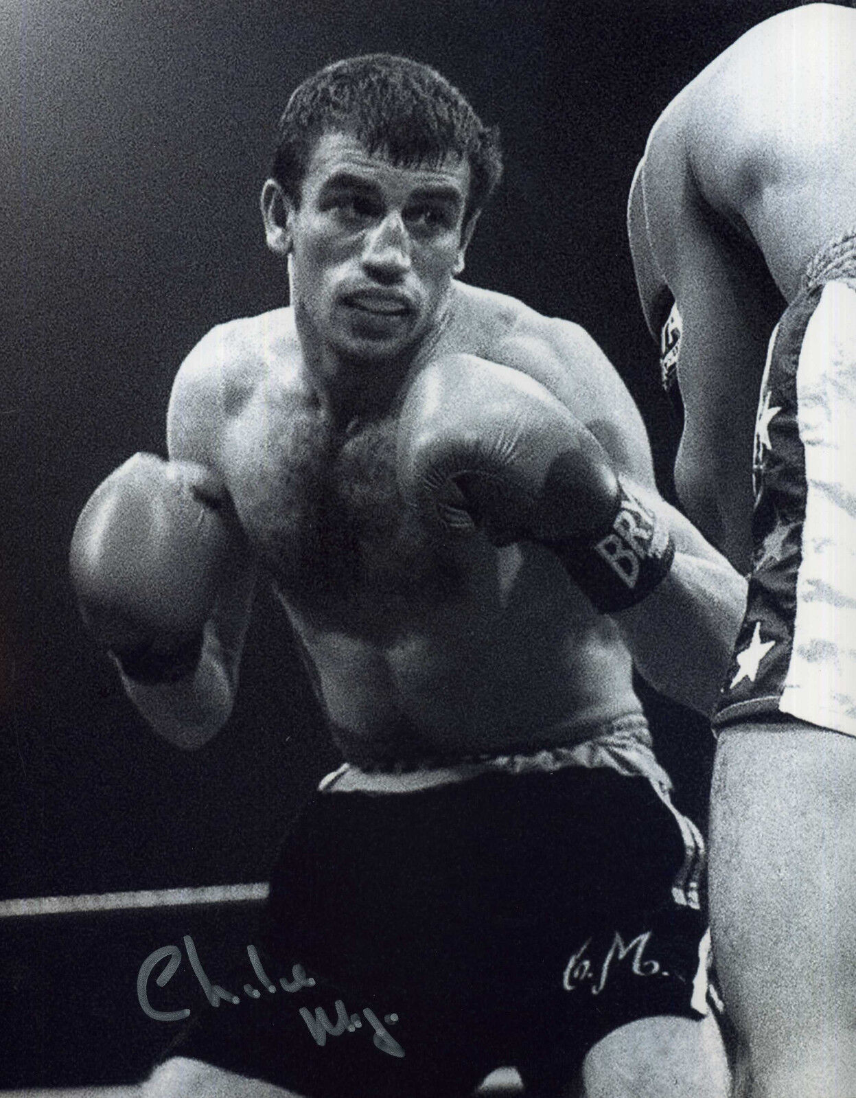 CHARLIE MAGRI Signed Photo Poster paintinggraph former World Flyweight BOXING Champion preprint