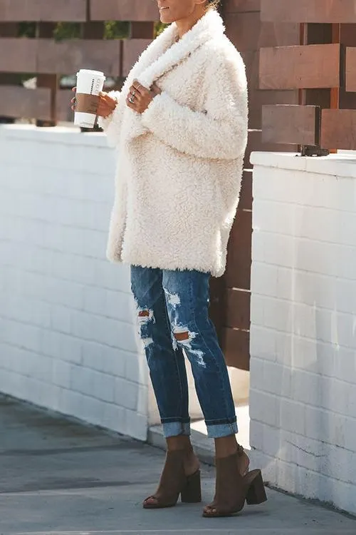 Vanderbilt Pocketed Sherpa Statement Jacket