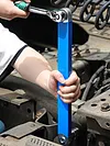 39cm Ratchet Extension Wrench with 4 Adapters Offset Extension Wrench Car Tool