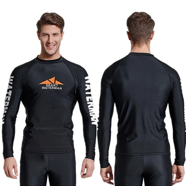 SBART Long Sleeve Diving Wetsuit Lycra Quick-dry Sun Protection T-shirt