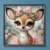 >SALE<5D DIY Partial Special Shaped Drill Diamond Painting Sika Deer Decoration40x40cm