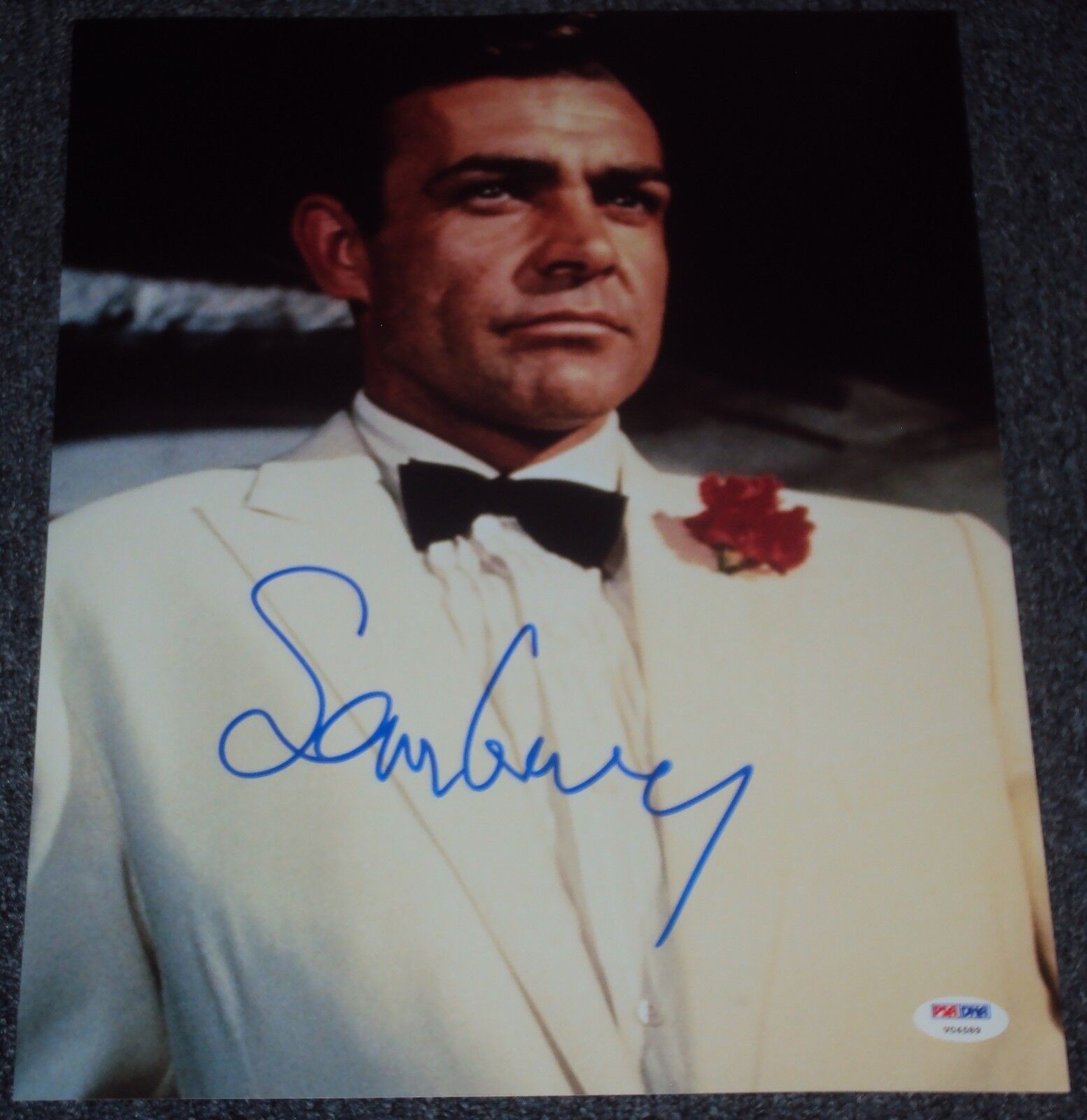 SEAN CONNERY SIGNED AUTOGRAPH JAMES BOND CLASSIC SUIT 11X14 Photo Poster painting PSA/DNA V04589