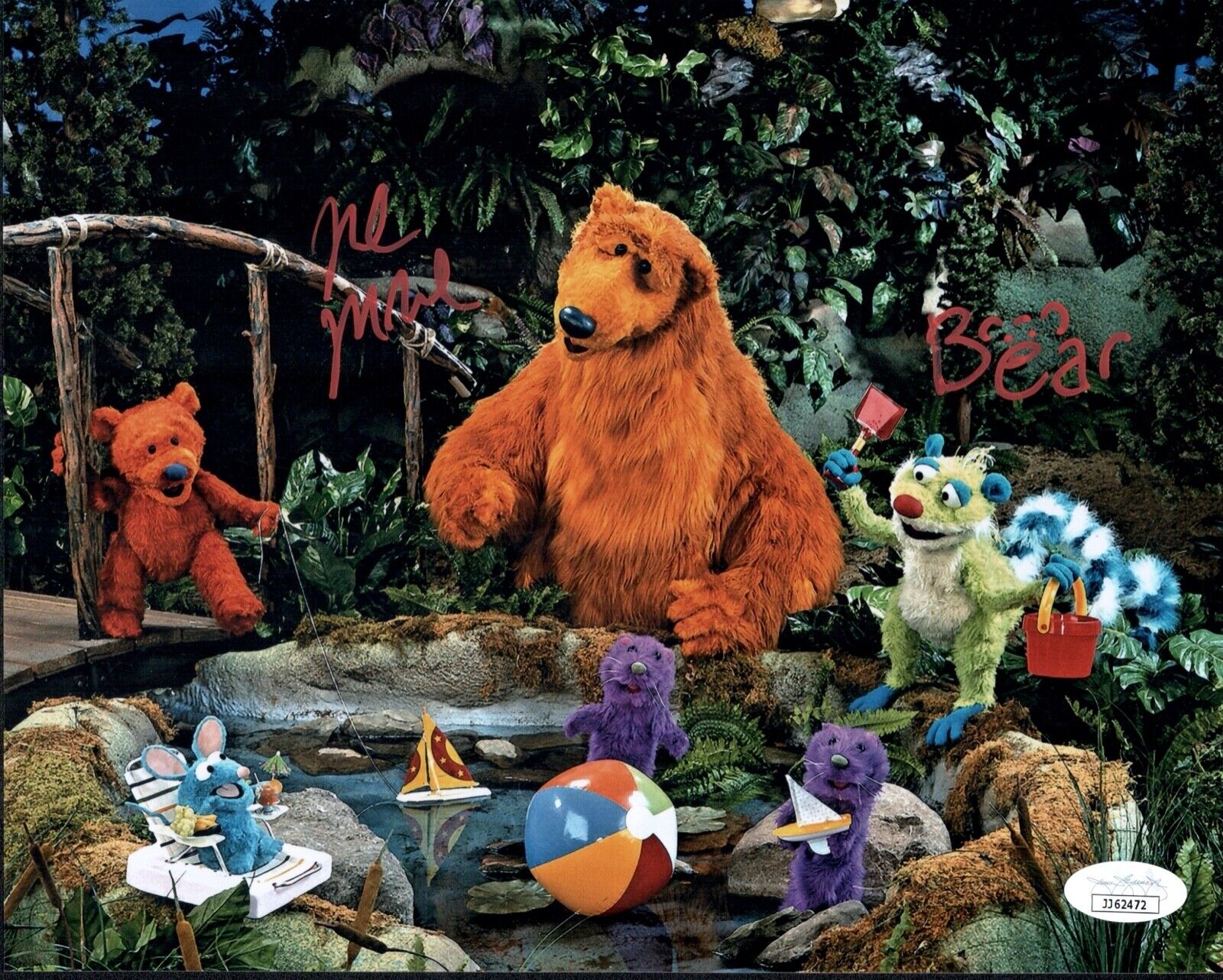 NOEL MACNEAL Signed BEAR IN THE BIG BLUE HOUSE 8x10 Photo Poster painting Autograph JSA COA Cert