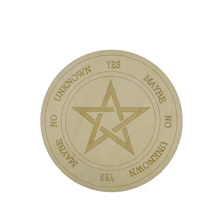 Olivenorma Meditation Wooden Sign Mysterious Witch Altar Ornamet