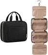Portable Toiletry Bag Water-resistant Makeup Cosmetic Travel Bag Organizer with Hanging Hook