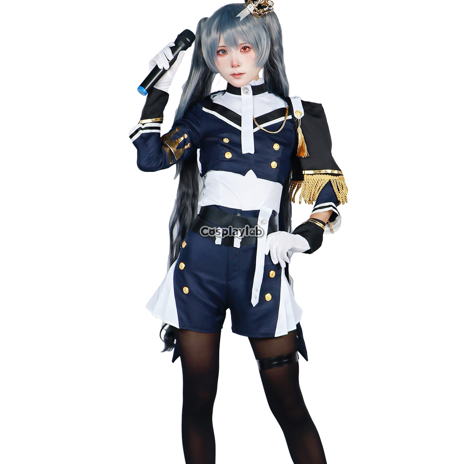 Hatsune Miku Military Uniform Cosplay Costume Outfit