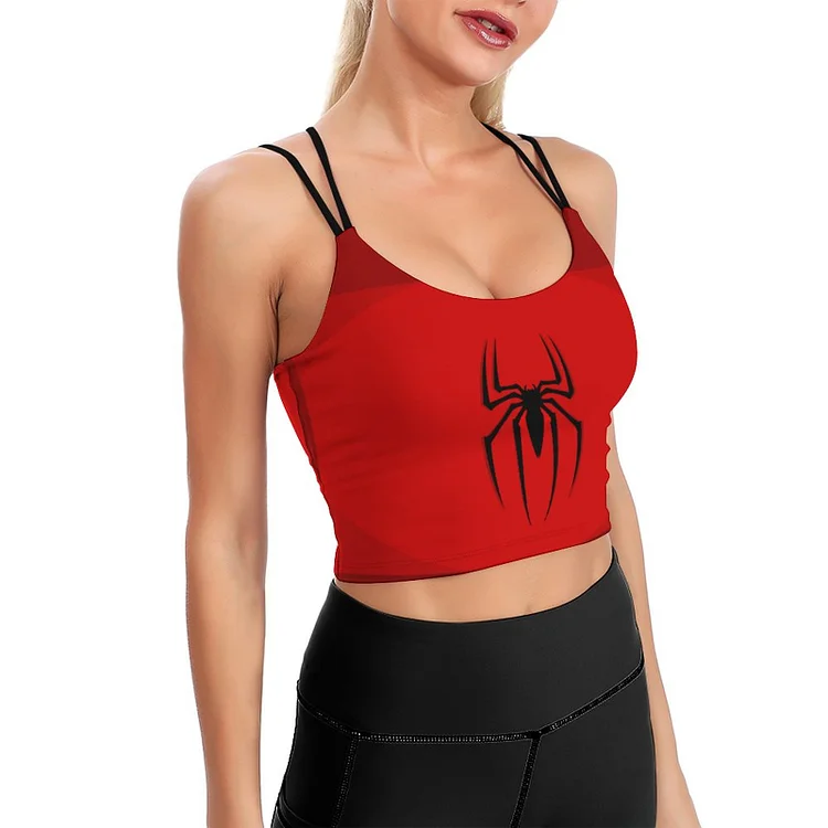 Yoga Top Red, Hero, Spider  customized, personalized, gift