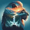 Silhouette - Lion-11CT Stamped Cross Stitch 40*40cm/15.75*15.75in