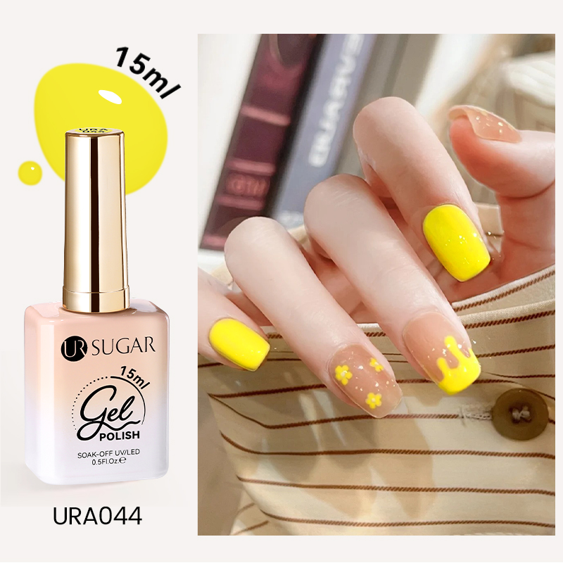 Needmkt UR SUGAR 15ml Champagne Water Light Cat Magnetic Gel Nail Polish Vernis Semi Permanent Soak Off Crystal Gel Polish For Nails