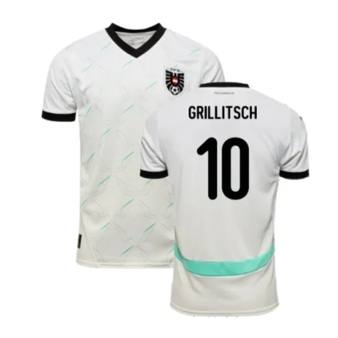 Österreich Florian Grillitsch 10 Away Trikot UEFA EM 2024