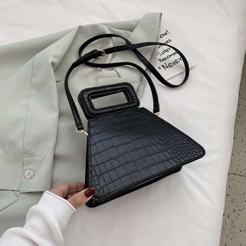 Crocodile pattern Tote bag 2021 Fashion New High-quality PU Leather Women's Designer Handbag Small Travel Shoulder Messenger Bag