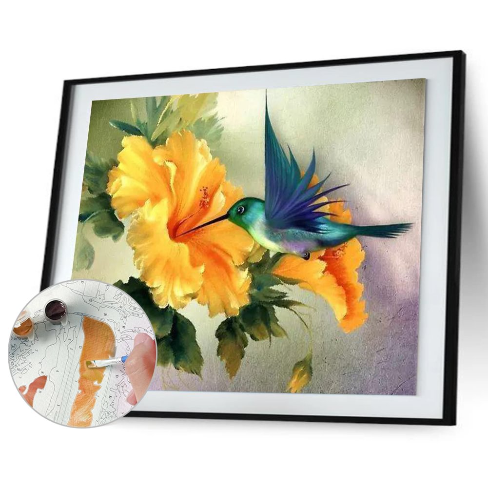 DIY Painting By Numbers Kit - Bird (50*40cm)
