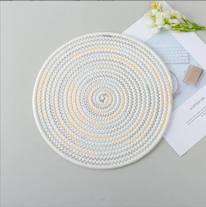 Handmade Woven Cotton Cord Table Mat