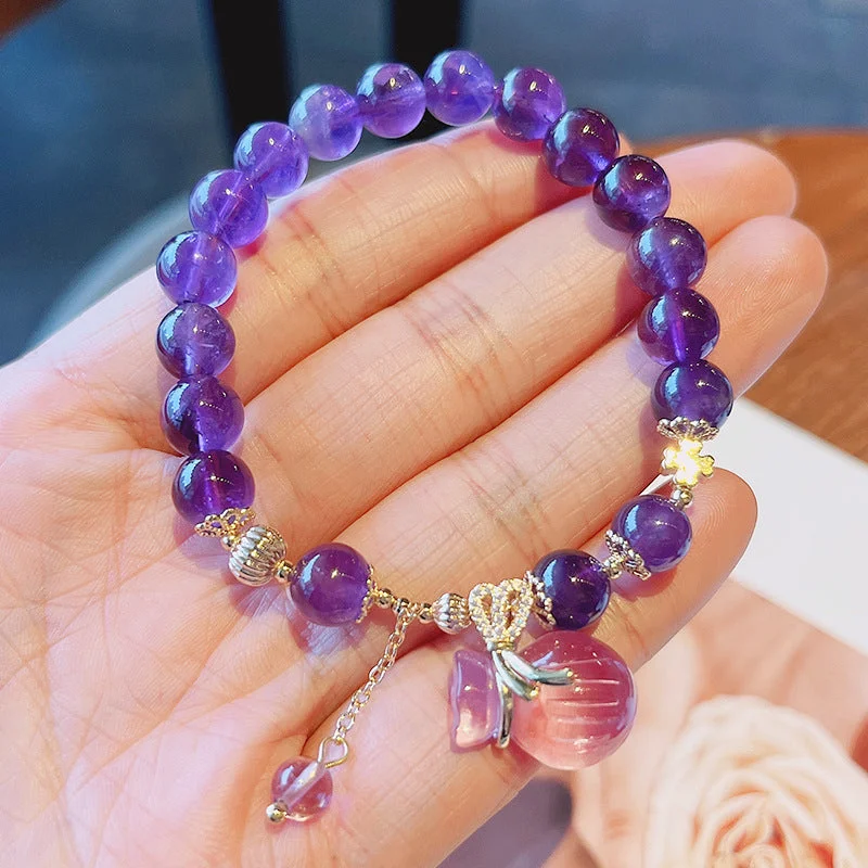 Lucky &bull; Amethyst Bracelet
