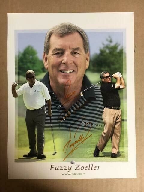 Fuzzy Zoeller Boldly Signed 8 1/2 x 11 Photo Poster painting with COA