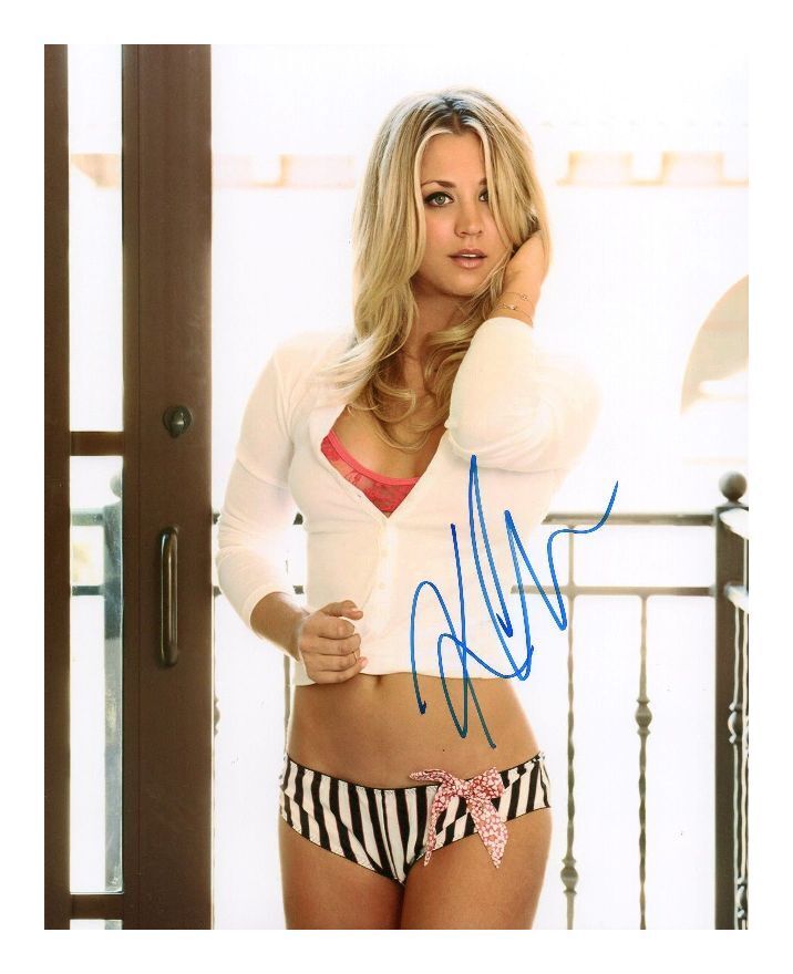 KALEY CUOCO AUTOGRAPHED SIGNED A4 PP POSTER Photo Poster painting PRINT 2