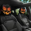2pcs Halloween Headrest Covers Decorative Cushion Cover Elastic Head Rest Covers