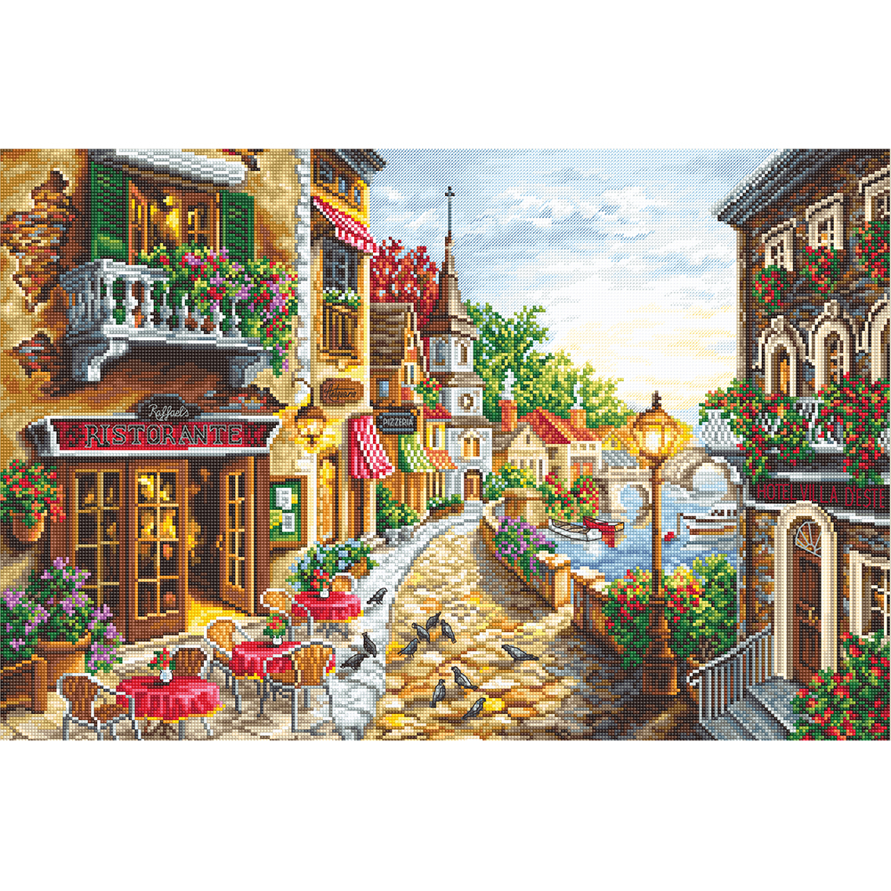 

Venice - 11CT Stamped Cross Stitch - 45*60CM, 501 Original