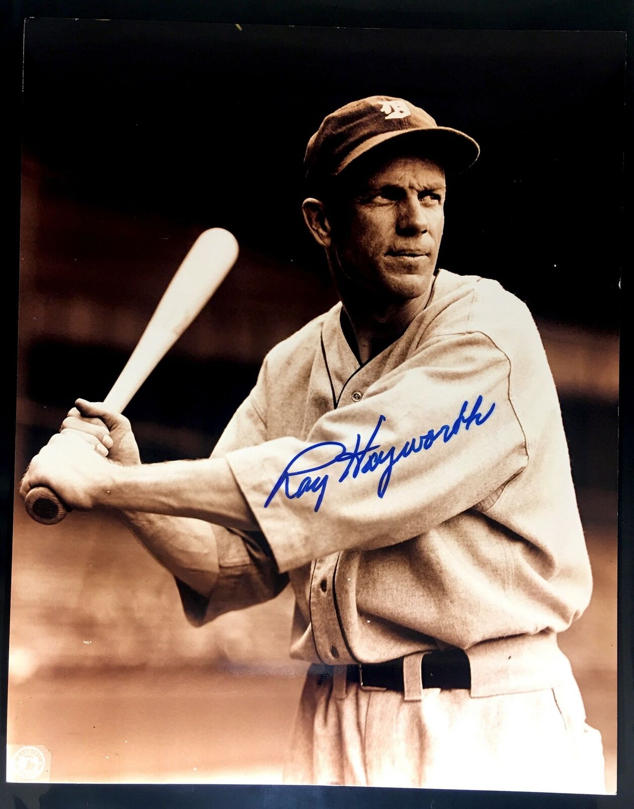 Ray Hayworth Signed 8x10 Photo Poster painting Detroit Tigers Brooklyn Dodgers Autograph Auto