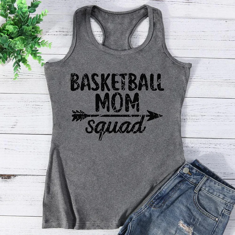 Basketball Mom Squad Vest Top-Annaletters