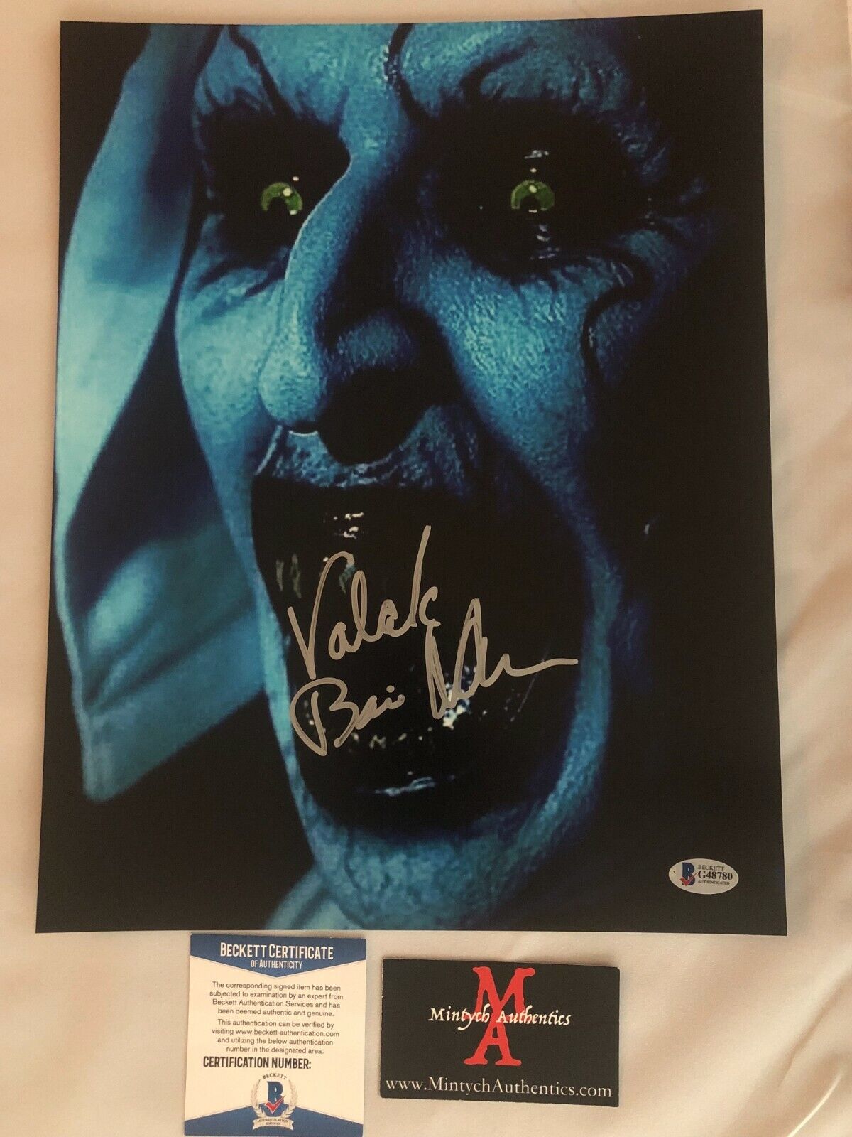 BONNIE AARONS THE NUN AUTO SIGNED 11x14 Photo Poster painting! VALAK! THE CONJURING BECKETT COA