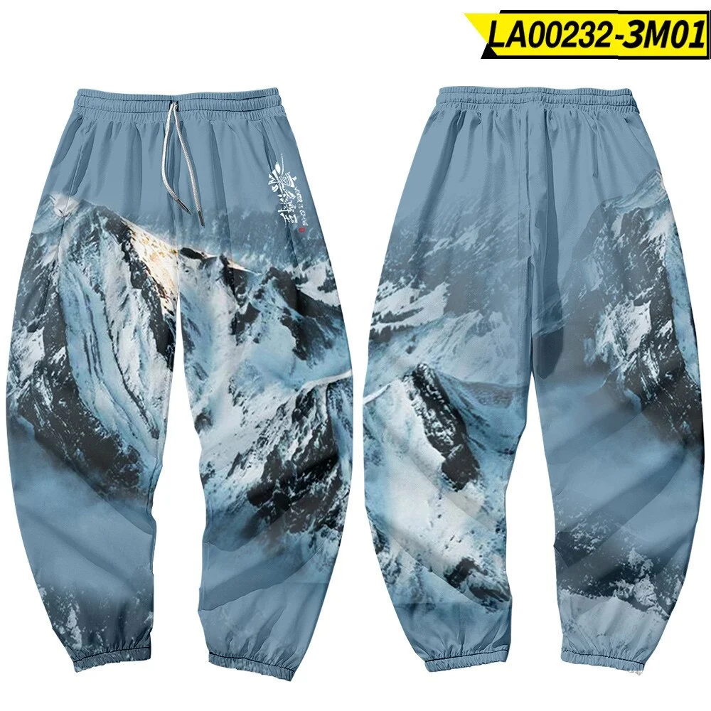 Japanese Style Anime Sweatpants Men Multi Pocket Long Cargo Pant Harajuku Jogger Trousers Streetwear Pants Plus Size 4XL 5XL 6XL