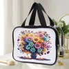 DIY Diamond Painting Portable Travel Makeup Bag Transparent PET Large Capacity Cosmetic Bag Kits