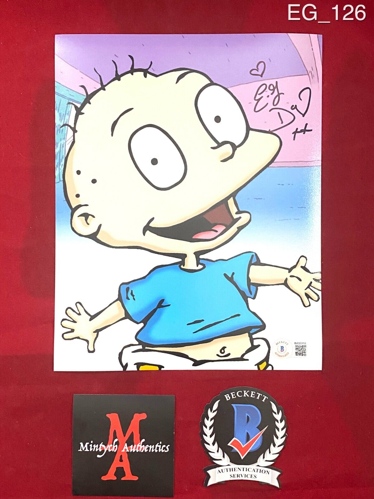 ELIZABETH E.G. DAILY AUTOGRAPHED SIGNED 8x10 Photo Poster painting! RUGRATS! BECKETT COA!