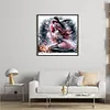 Halloween Mermaid Princess Witch-11CT Counted Cross Stitch 40*40cm/15.75*15.75in tapestrymarket