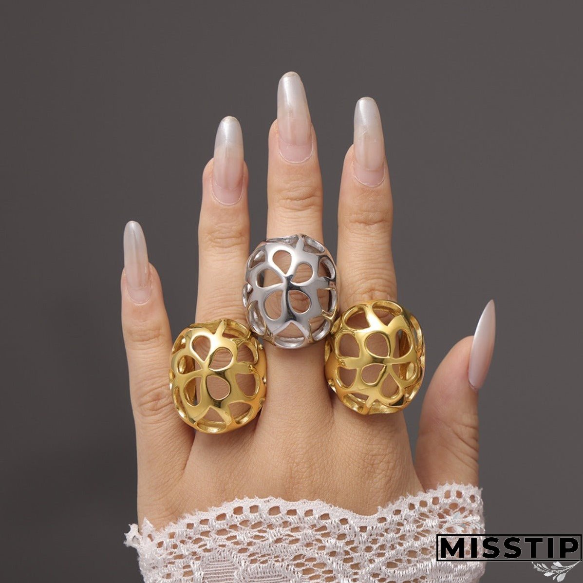 Stainless Steel Cutout Ring