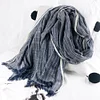 Casual Linen Stripe Scarf