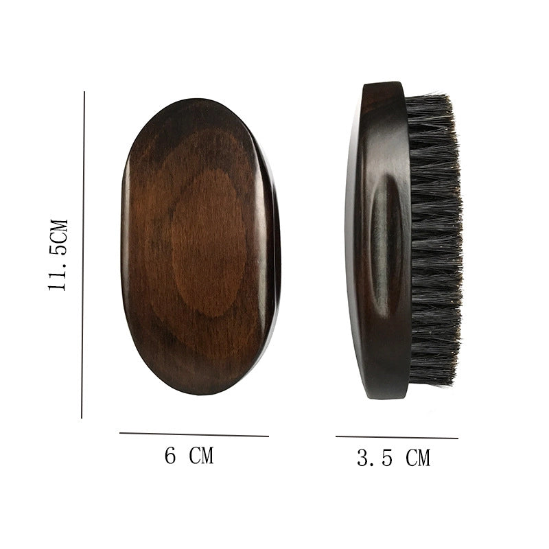 Manufacturer In Stock Special Offer Men’s Curved Beard Brush Facial Beard Brush Men’s Care Tools