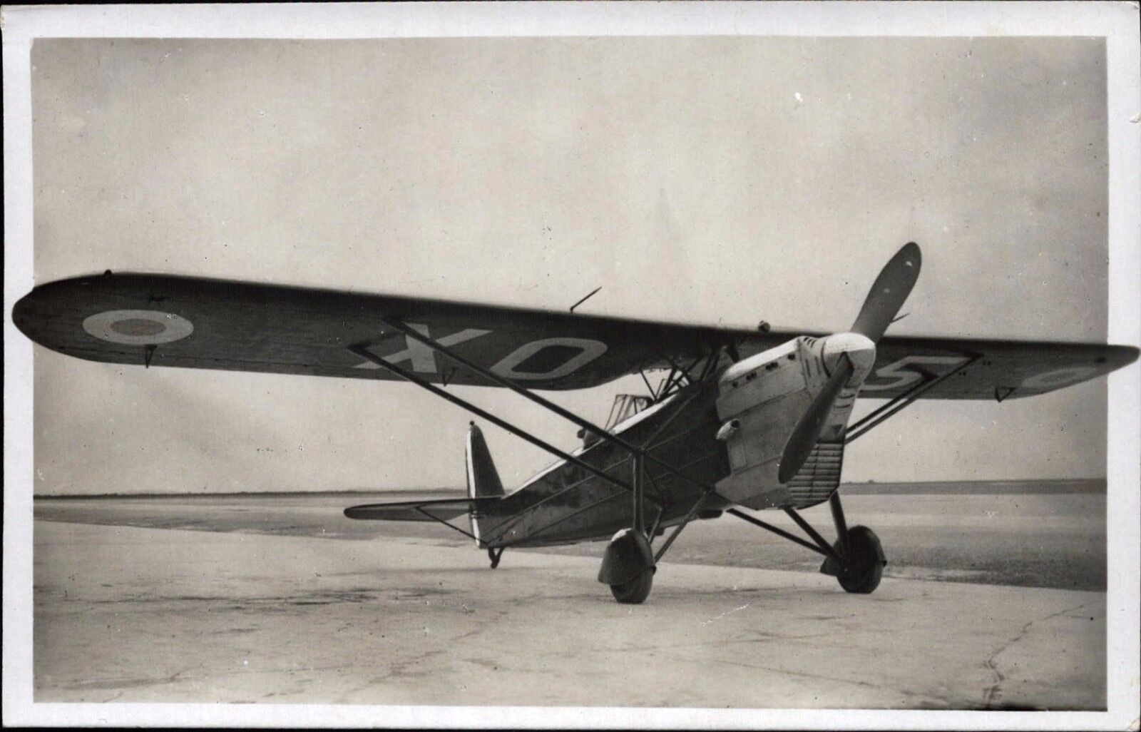 France Istres Military Kampf-Flugzeug Mureaux 117 X05 Aviation Photo Poster painting Ak (Y-9085