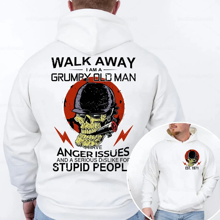 Custom Walk Away Grumpy Old Men Shirt
