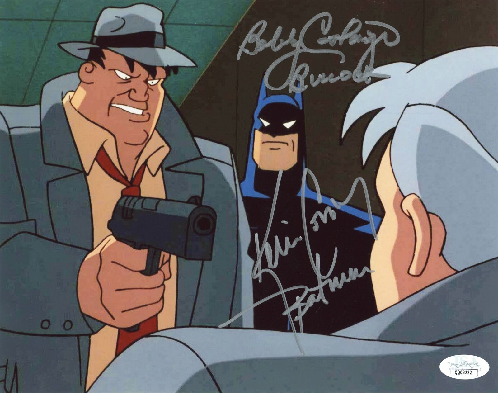 Batman Animated 8x10 Photo Poster painting Bullock Signed Autograph Conroy Costanzo JSA COA