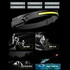Wave sensor headlight USB charging LED bright headlight