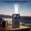 FM AM SW Radio with LED Flashlight Pocket Radio Portable Radio for Home/Outdoor