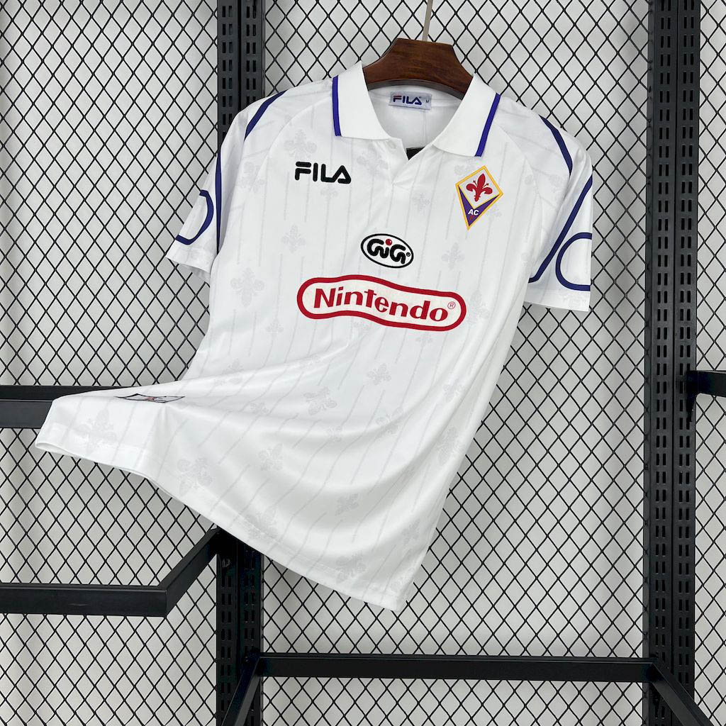 1997-1998 Retro Fiorentina Away Football Shirt 1:1 Thai Quality- Maxi Kit